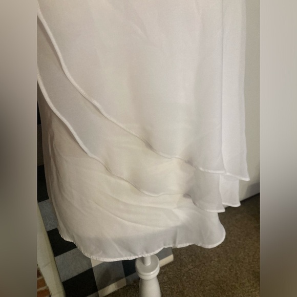 Worthington White Layered Tank Top NWT - Picture 6 of 11